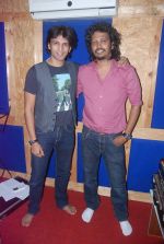 Abhijeet Sawant and Nakash at a song recording for LIfe OK serial Aasman Se Aagey in Andheri, Mumbai on 19th March 2012 (7).JPG